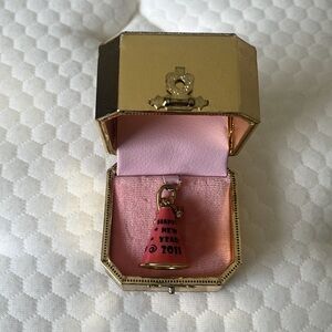 Juicy Couture Happy New Year Gold Bracelet Charm